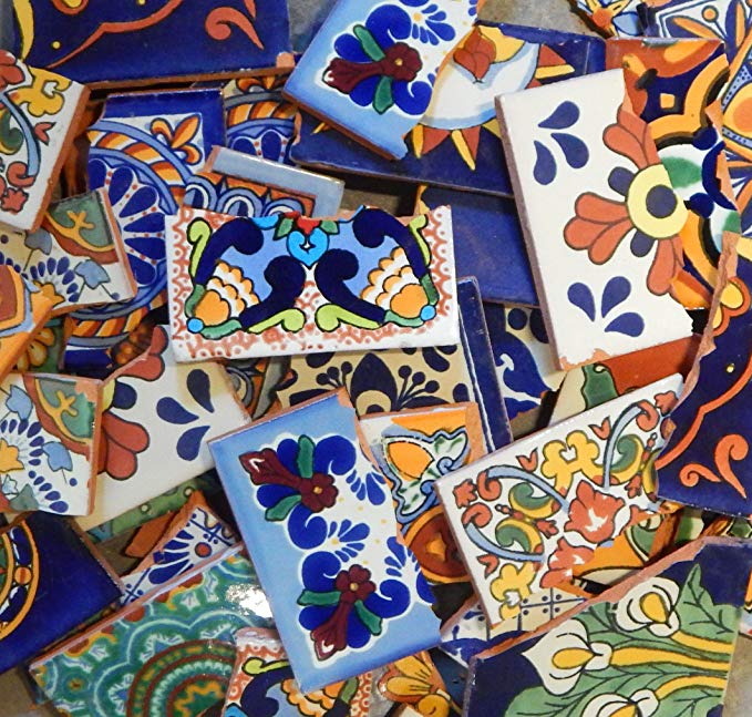 Color Tile Pieces Mix